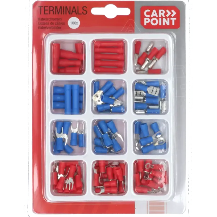 Carpoint kabelschoenen assortiment 100 stuks