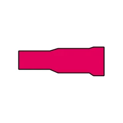 Carpoint Rondstekkerbus 548 Ø 4.0mm rood blister 10 Stuks