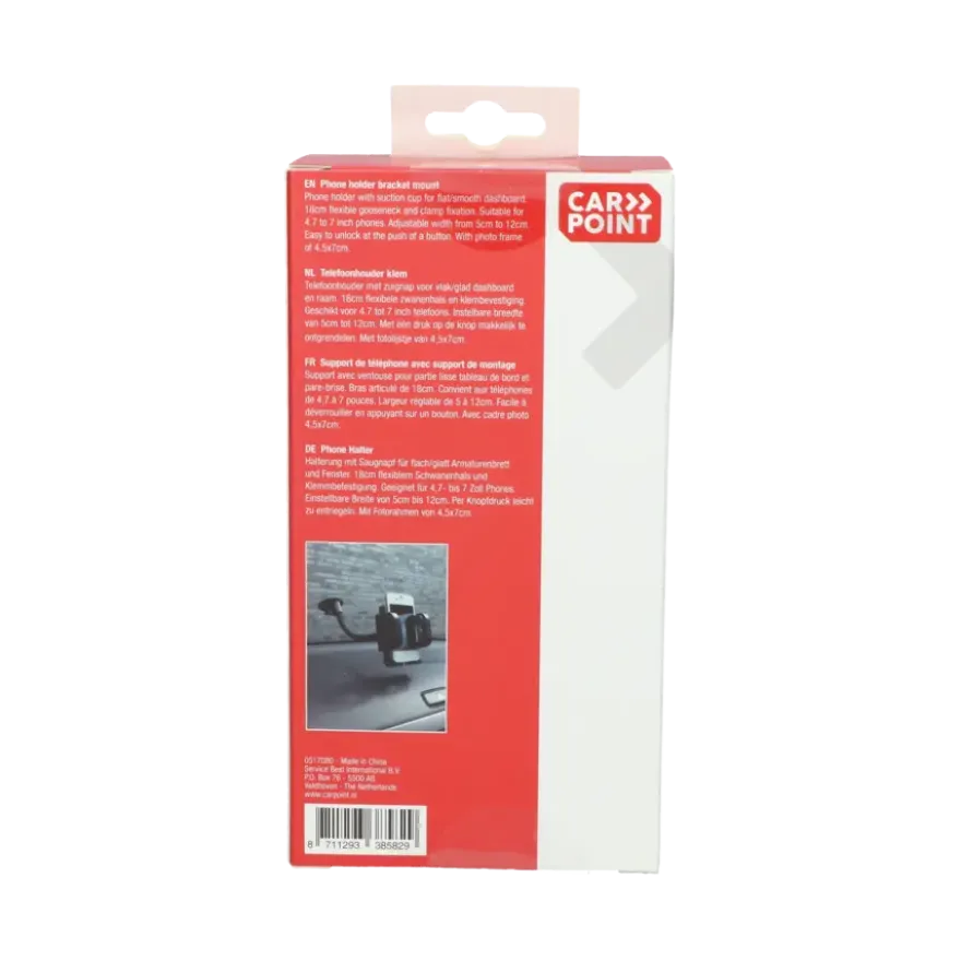 Carpoint Smartphone Houder Klembevestiging
