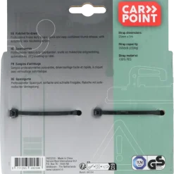 Carpoint Spanbandenset luxe met ratel 2 x 5 meter