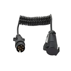 Carpoint spiraal trailer verlengkabel 7p - 7p stekker/stekkerdoos