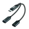 Carpoint splitter USB-C naar dubbele USB-C kabel