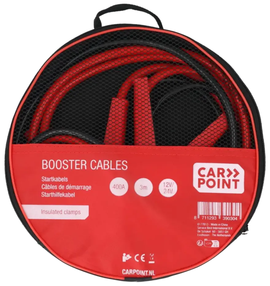 Carpoint startkabel 400A geïsoleerde klemmen