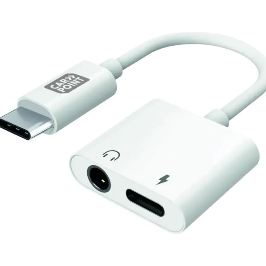 Carpoint USB-C adapter 2 in 1