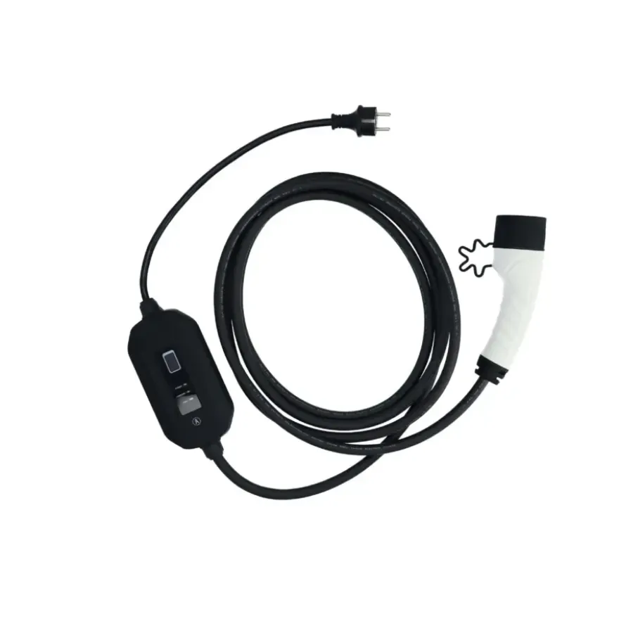 Carpoint 230v draagbare lader type 2 elektrische auto 1 fase 8-16a