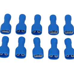 Carpoint Vlakstekerhuls 1542 6.3x0.8mm blauw blister 10 Stuks