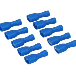 Carpoint Vlakstekerhuls 1542 6.3x0.8mm blauw blister 10 Stuks