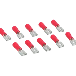 Carpoint vlakstekkerh 741 4.8x0.5 rood 10 stuks