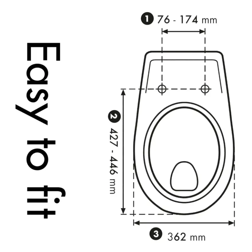 Cedo Mosaic wc bril softclose duroplast