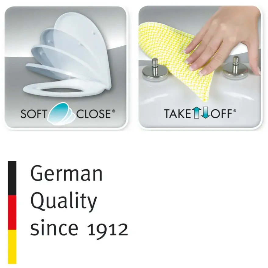 Cedo Palm Beach WC-bril duroplast pergamon