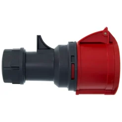 Cee Contrastekker 5-polig RA 32 A 400 V Rood