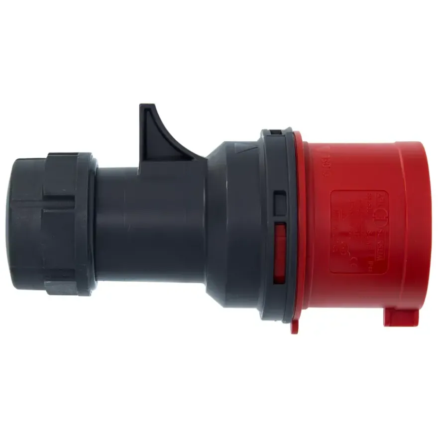 Cee Stekker 5-polig RA 32 A 400 V Rood