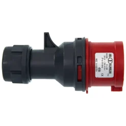 Cee stekker 4-polig randaarde 400V 16 ampère rood