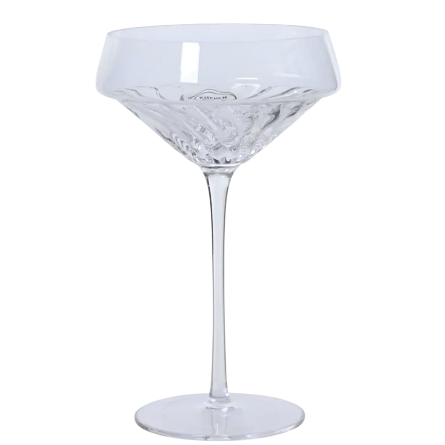 Champagne glas reliëf