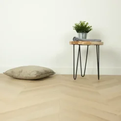 Click PVC Hongaarse punt beige eiken houtlook