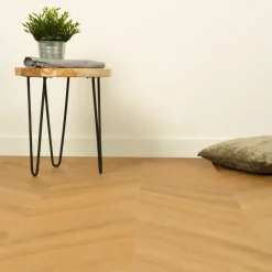 Click PVC Hongaarse punt naturel eiken houtlook
