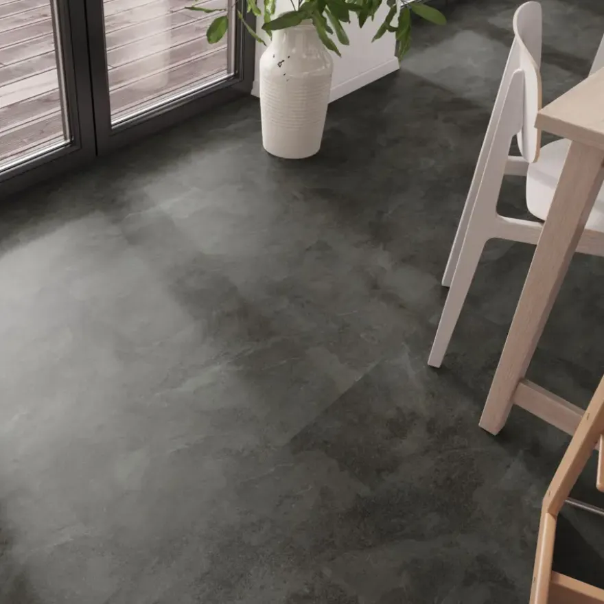 Click PVC Progetto Lunera antraciet betonlook