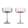 Cocktailglas paars/roze