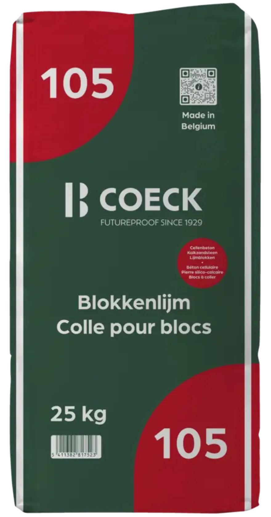 Coeck blokkenlijm 25kg