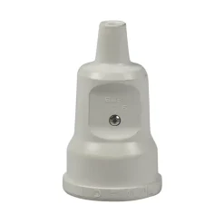 Contrastekker 10/16A PVC Randaarde Wit