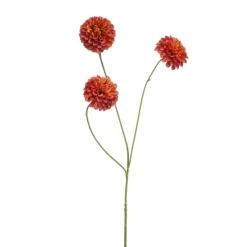 Dahlia pompom mini spray oranje 68cm