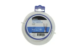 Decoratief Snoer 2 x 0,75mm2 Wit 5 Meter