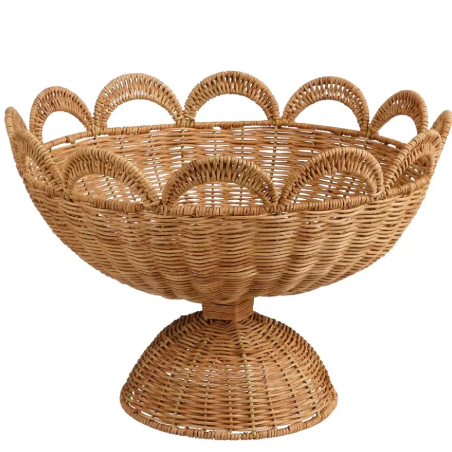 Decoratie schaal bruin - h27xd40cm