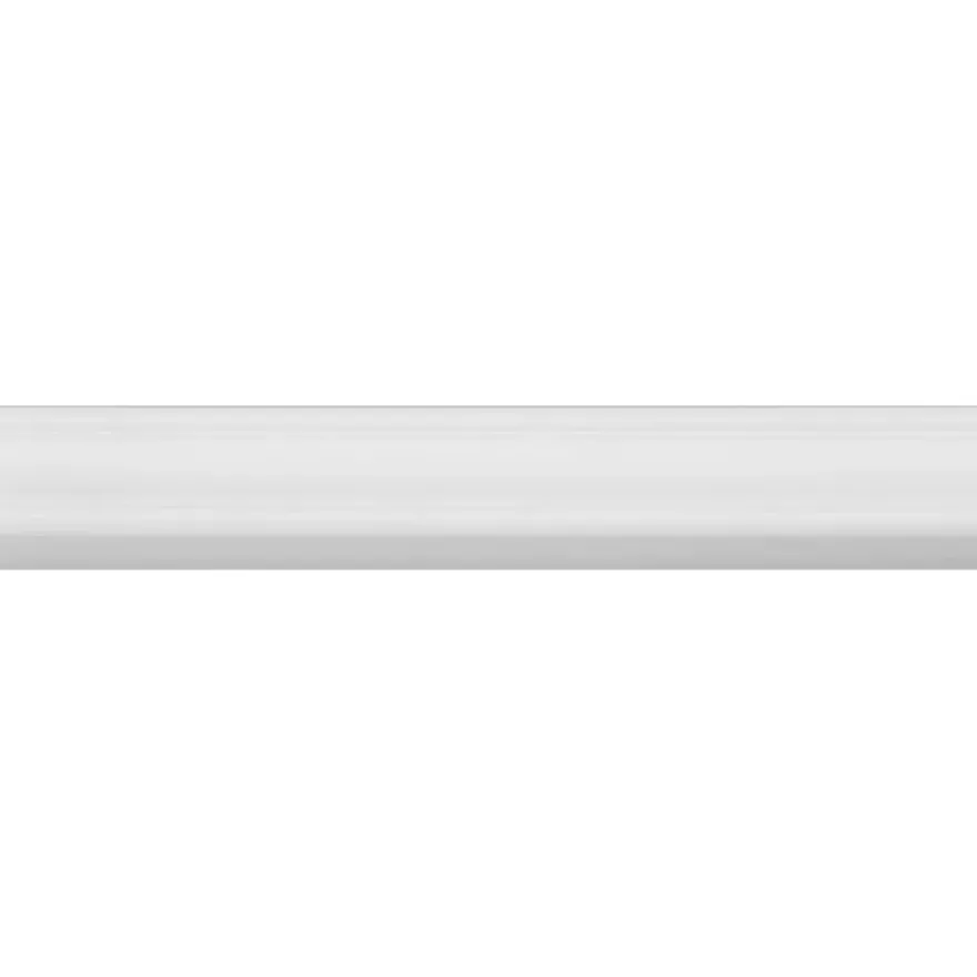 Decorlijst grenen wit gegrond 8x34 mm 270 cm