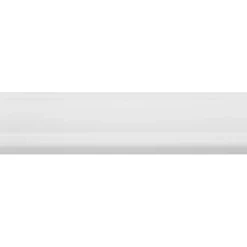 Decorlijst grenen wit gegrond 8x57mm 270cm