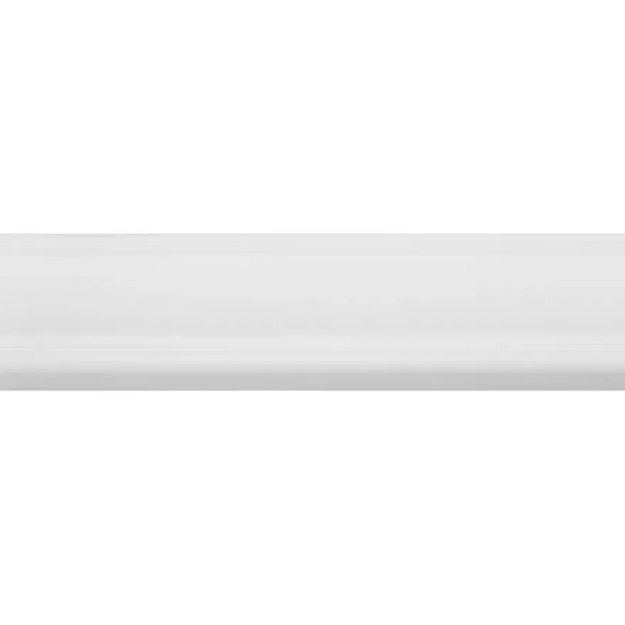 Decorlijst grenen wit gegrond 8x57mm 270cm