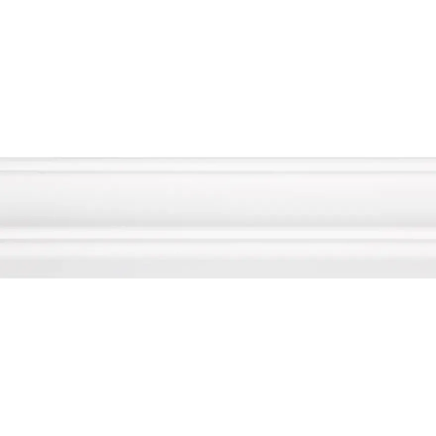 Decorlijst grenen wit gelakt 8x46mm 270cm