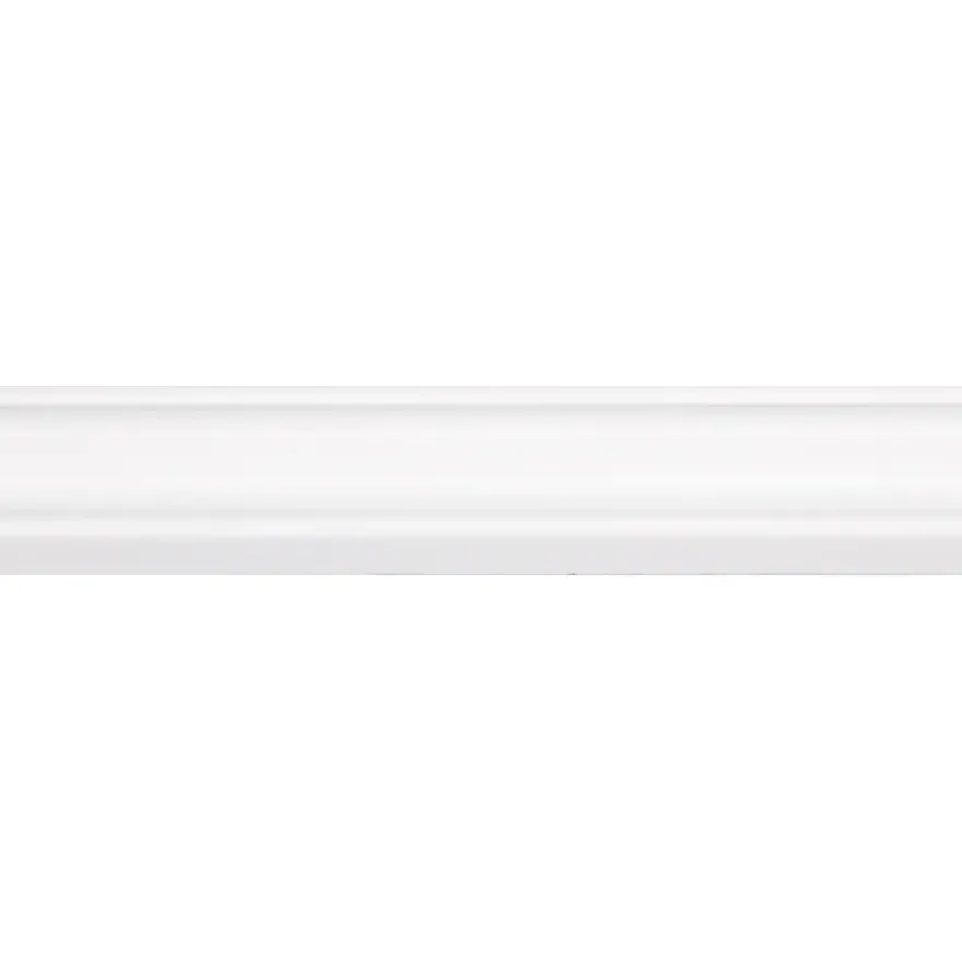 Decorlijst grenen wit gelakt 9x29mm 270cm