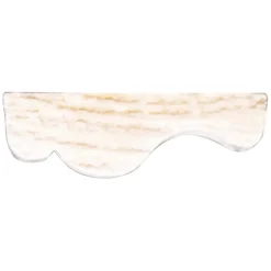 Decorlijst grenen wit gelakt 9x29mm 270cm