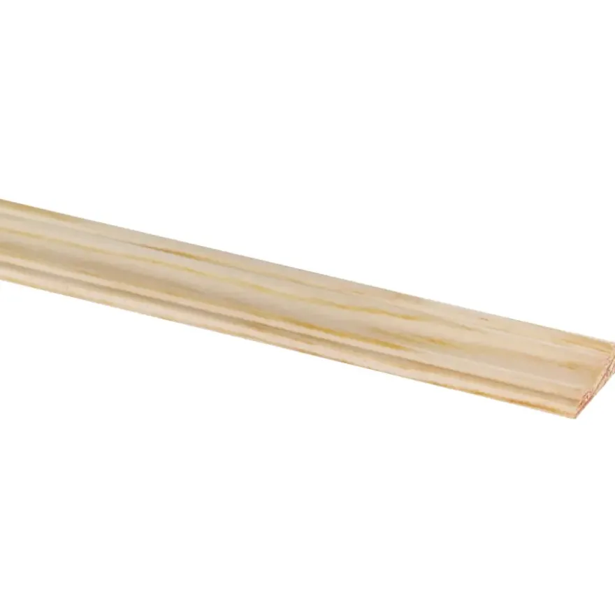 Decorlijst grenen 6x22 mm lengte 270 cm