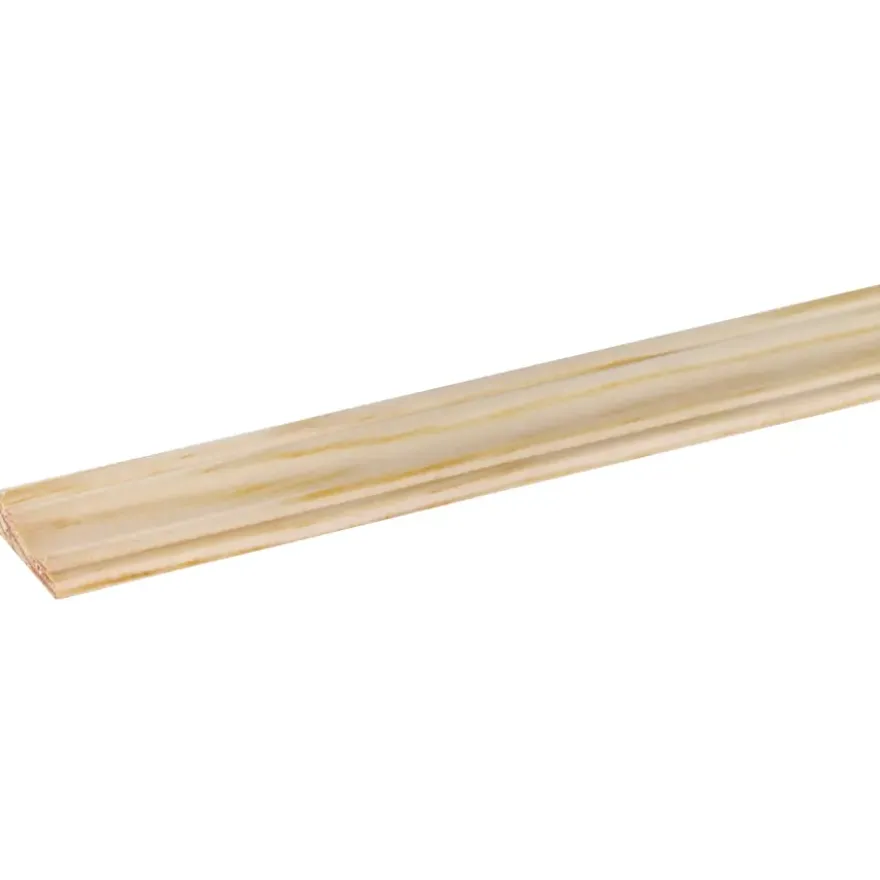 Decorlijst grenen 6x22 mm lengte 270 cm