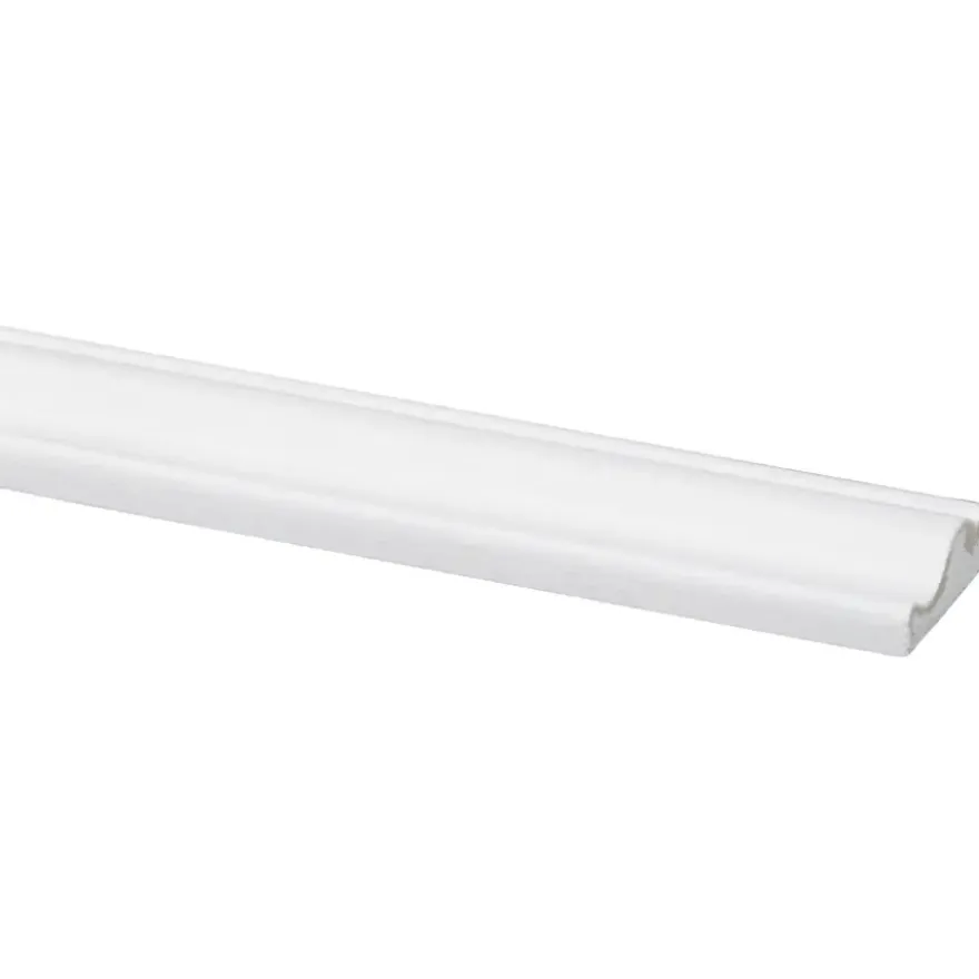 Decorlijst grenen 9x29 mm wit gegrond lengte 270 cm