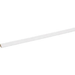 Decorlijst zelfklevend MDF wit folie 9x22 mm 260 cm