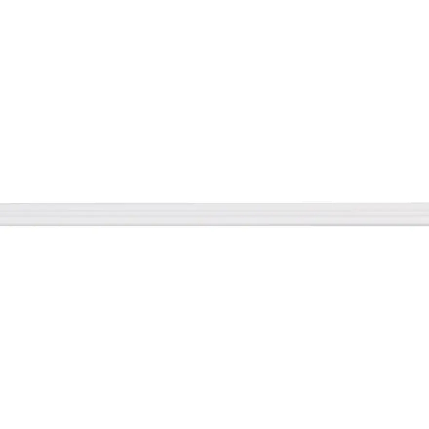 Decorlijst zelfklevend MDF wit folie 9x22 mm 260 cm