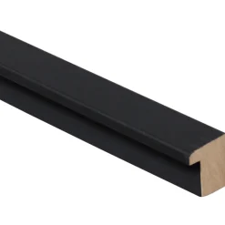 Decowall Acoustic eindprofiel zwart 260cm