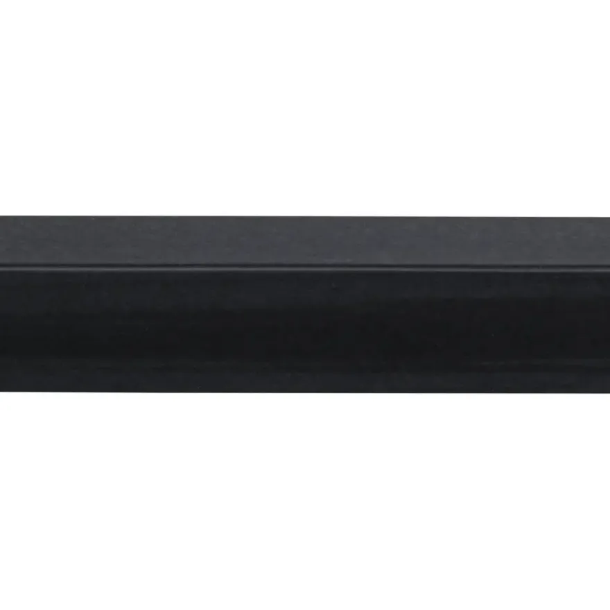 Decowall Acoustic eindprofiel zwart 260cm