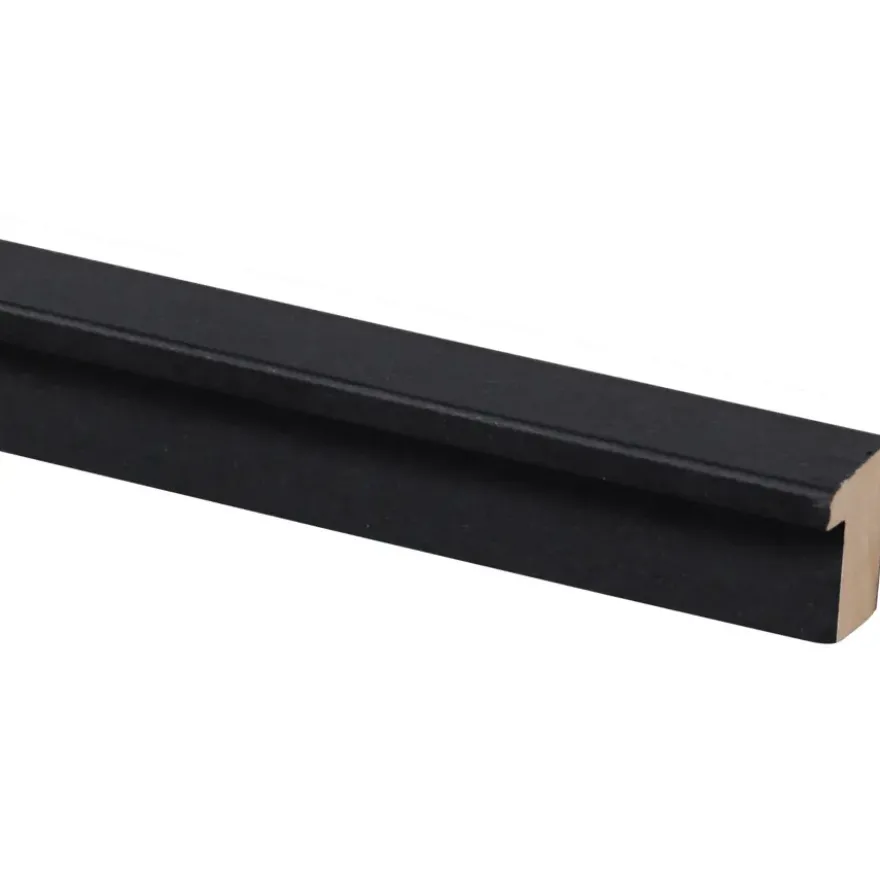 Decowall Acoustic eindprofiel zwart 260cm