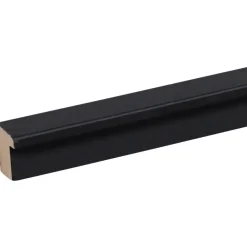 Decowall Acoustic eindprofiel zwart 260cm