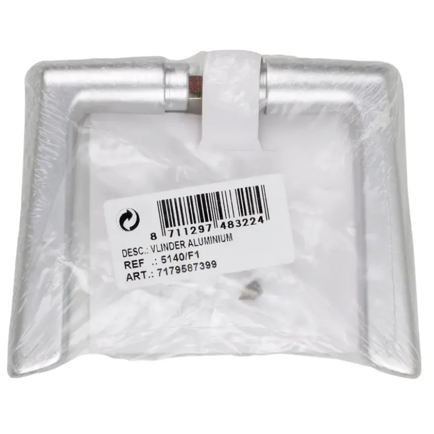 Deurkruk vlinder aluminium