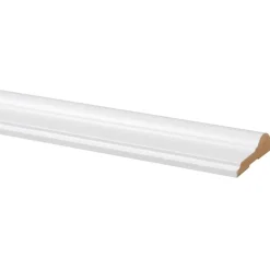 Deurlijst MDF wit folie classic 18x68 mm lengte 260 cm