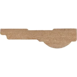 Deurlijst MDF wit folie classic 18x68 mm lengte 260 cm