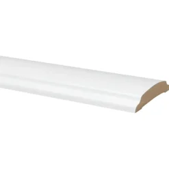 Deurlijst MDF wit folie 18x90 mm colonial lengte 260 cm