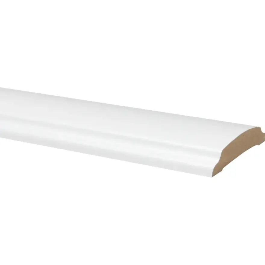 Deurlijst MDF wit folie 18x90 mm colonial lengte 260 cm