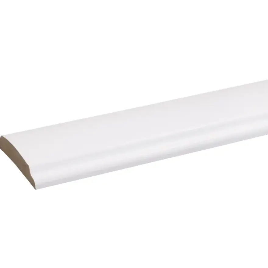 Deurlijst MDF wit folie 18x90 mm colonial lengte 260 cm