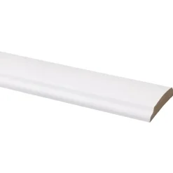 Deurlijst MDF wit folie 18x90 mm colonial lengte 260 cm