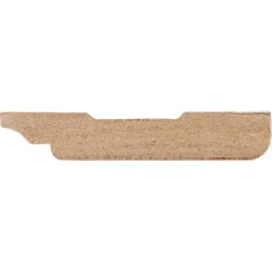 Deurlijst MDF wit folie 12x68 mm lengte 260 cm
